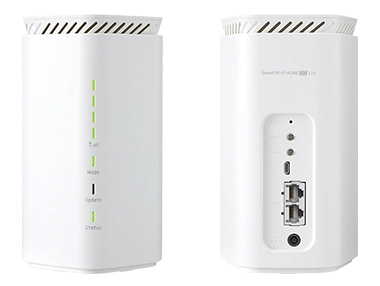Wi-Fiホームルーター Speed Wi-Fi HOME 5G L12