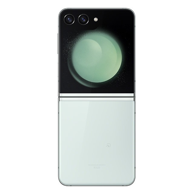 中古】新品同様 SCG23 Galaxy Z Flip5 256GB ミント AU スマホ SAMSUNG  