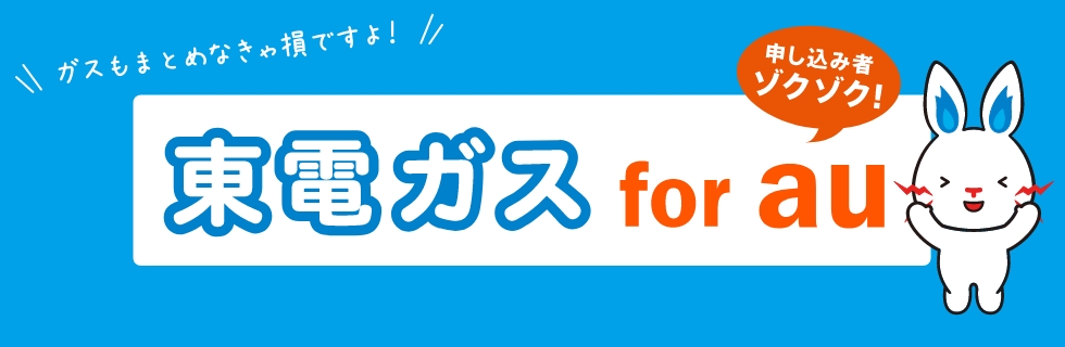 東電ガス for au