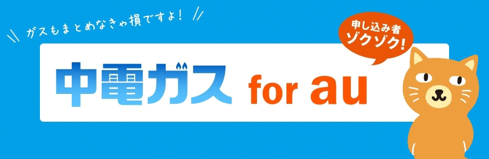 中電ガス for au