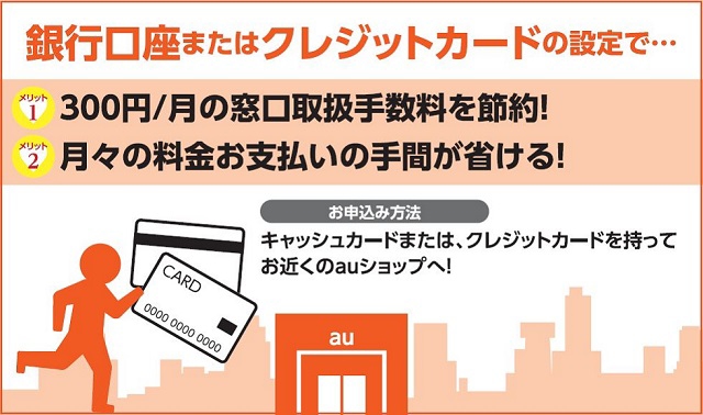口座振替またはクレジットカードの設定について