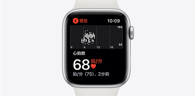 Apple watch 5 心拍数チェック