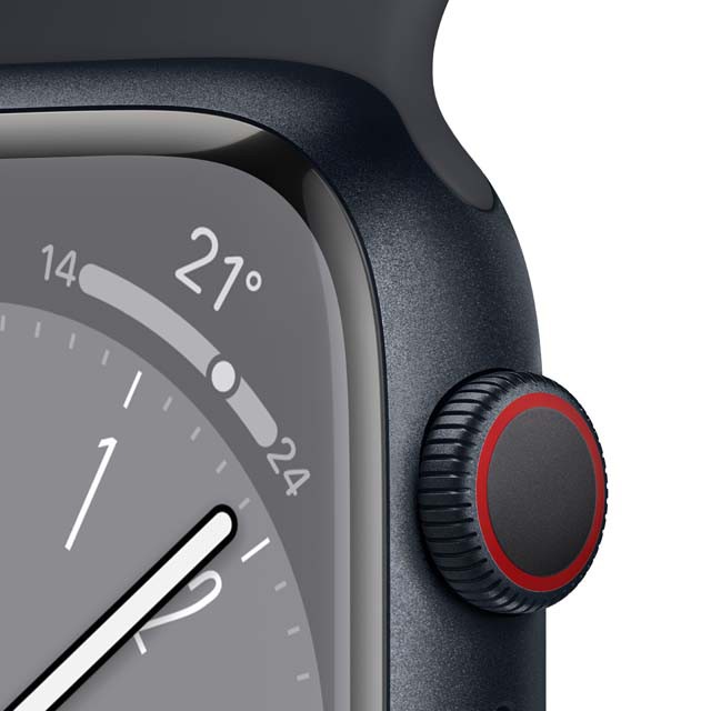 Apple Watch Series8 ミッドナイトアルミニウムケース