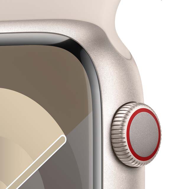 Apple Watch Series 9 スターライトアルミニウムケース拡大画像
