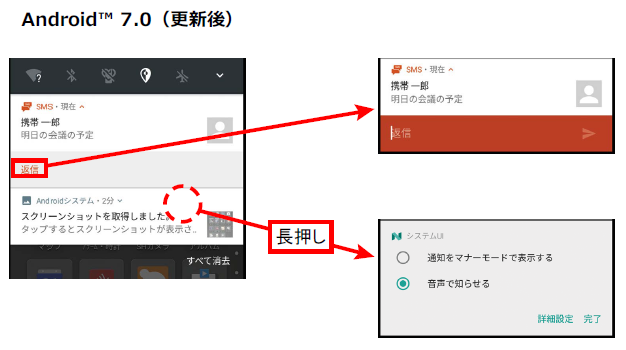 お知らせパネル:通知画⾯の表⽰2