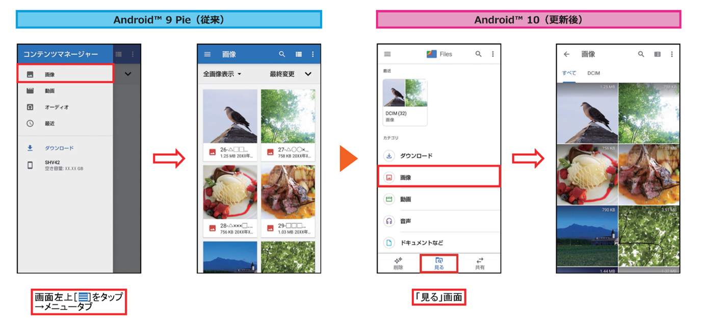 Aquos R2 アクオス アールツー Shv42 Osアップデート情報 製品アップデート情報 Au