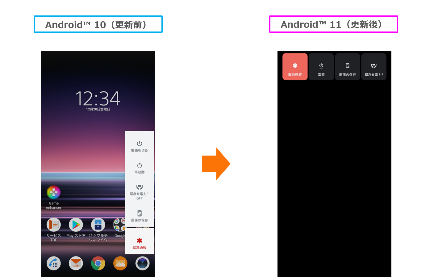 Xperia 5 エクスペリア ファイブ Sov41 Osアップデート情報 製品アップデート情報 Au