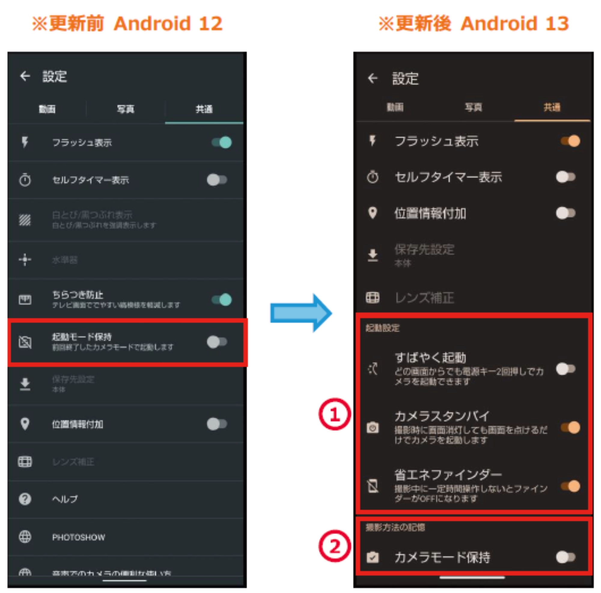 AQUOS sense6（アクオス センスシックス）SHG05 OSアップデート