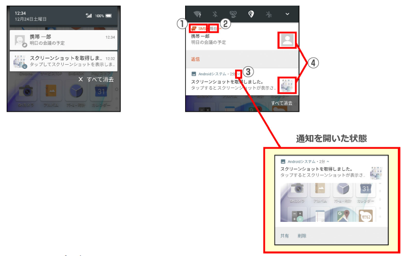 お知らせパネル画面の画像