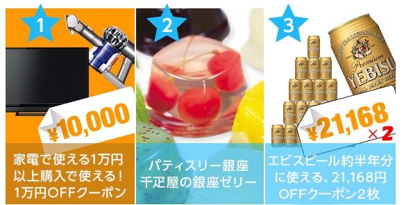 豪華賞品画像