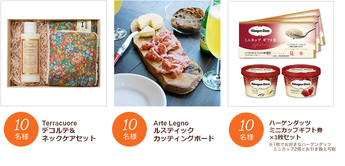 3賞品を抽選で30名様にプレゼントします。