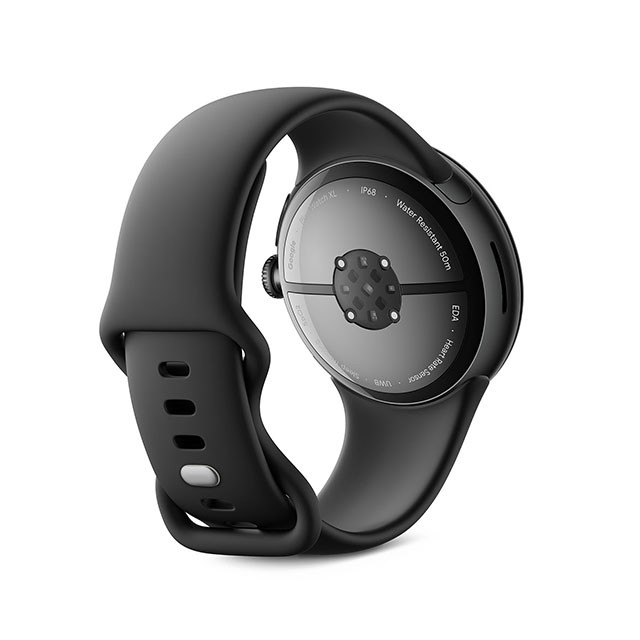 Google Pixel Watch 3（45mm）Matte Black+Obsidian 後ろ右振り