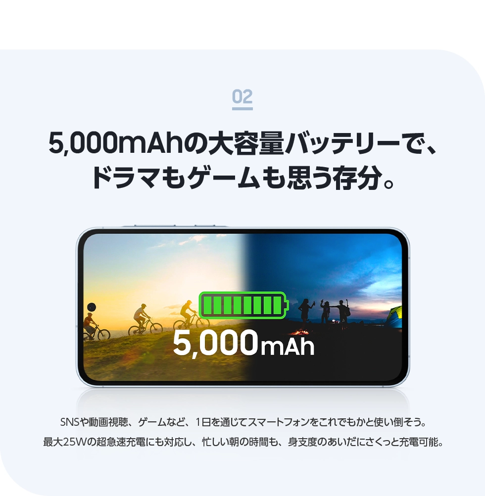 Galaxy A55 5G | スマートフォン(Android スマホ)| au Galaxy A55 5G | スマートフォン(Android スマホ)| au