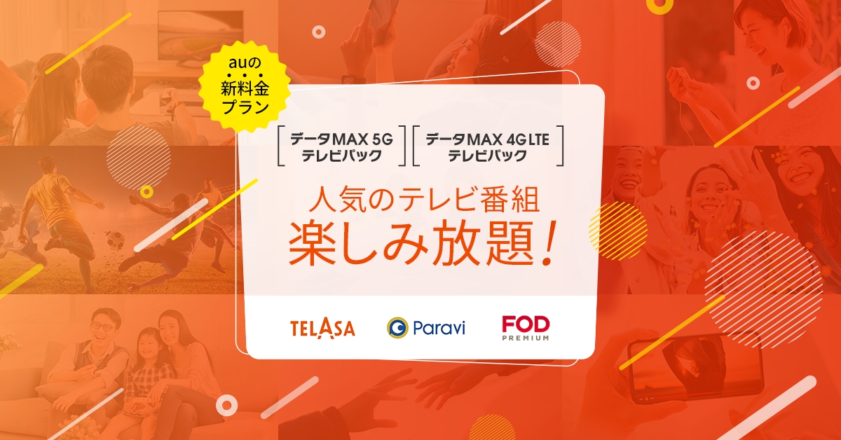 データmax 5g テレビパック データmax 4g Lte テレビパック Au