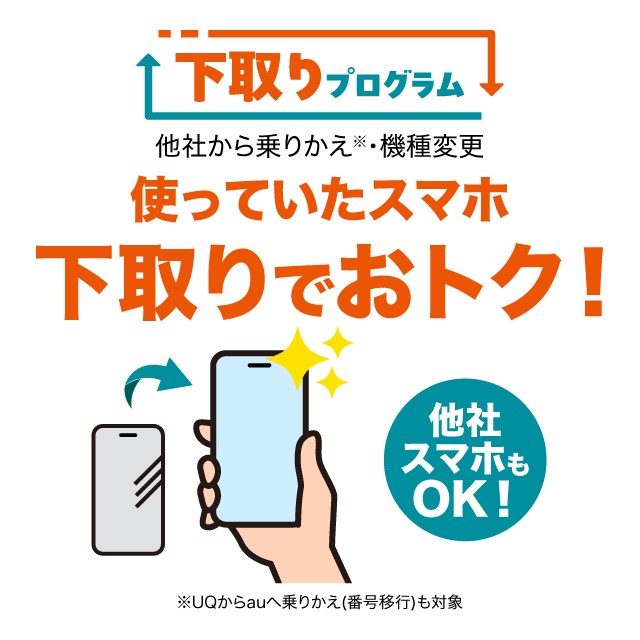 下取りプログラムの詳細ページに遷移するバナー